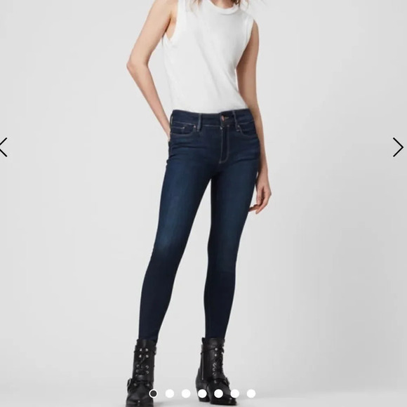 All Saints Grace Mid-Rise Superstretch Skinny Jean - Picture 1 of 11